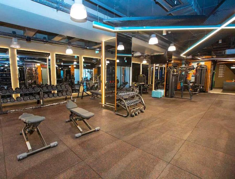 Daire Besiktas Luxury Townhouse Sauna Pool Gym Security